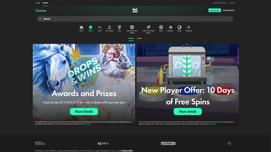 Bet365 Casino : Codes Promo Exclusifs à Découvrir